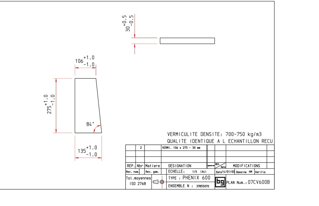 VERMICULITE 106 x 275 _ 30 mm