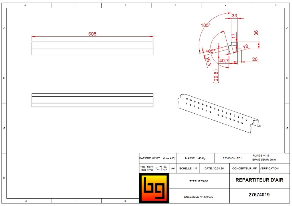 REPARTITEUR AIR IF 743 (1996-2006) (605)