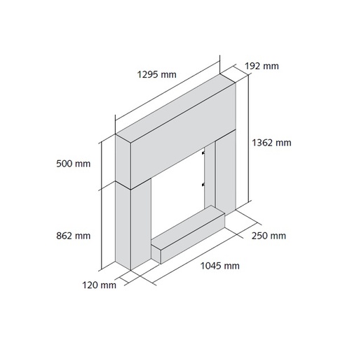 [11881302] µM DEVANTURE ETR. + SOCLE RAL_9010