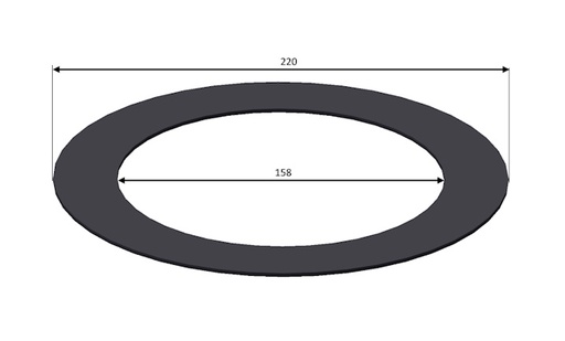 [12003008] ROSACE D150 STÛVBLACK