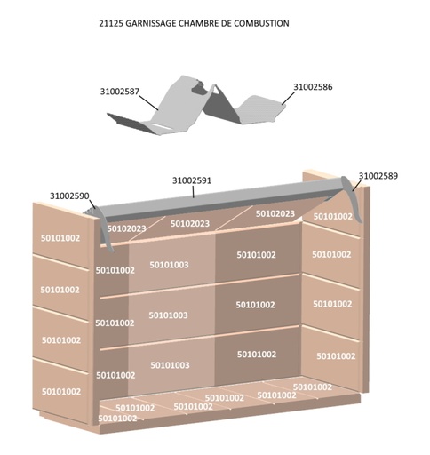 [50101002] STÛV 21 SF 125 PIERRE REFRA. 367X179MM
