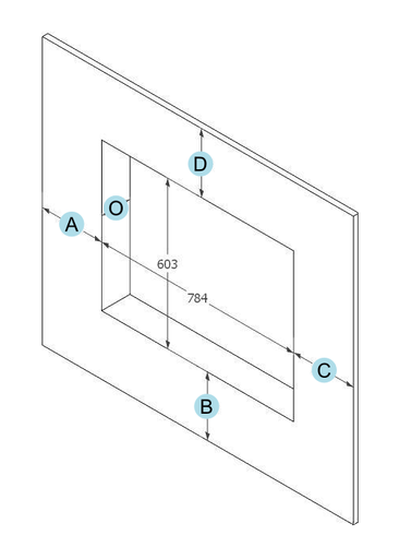 [11213398] 2185 CADRE APPLIQUE SF4 CUSTOM PEINT