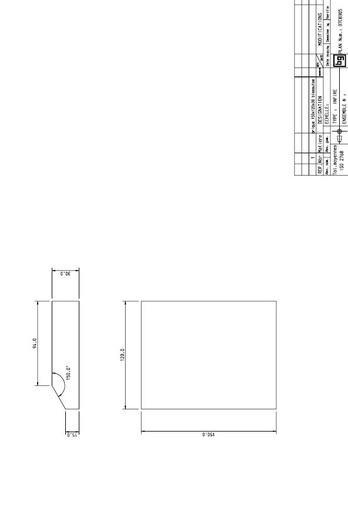 [07CB305] BRIQUE 150X120X30 BISEAUTEE