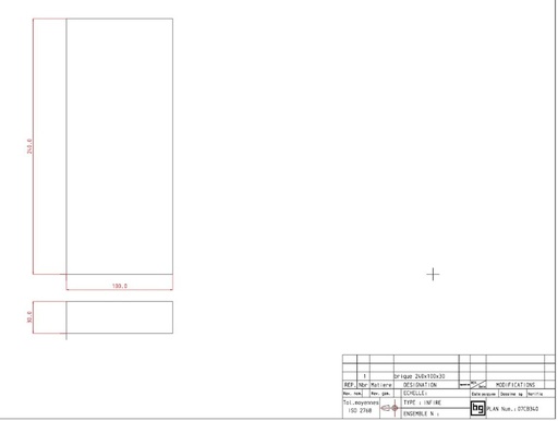 [07CB340] BRIQUE 240X100X30