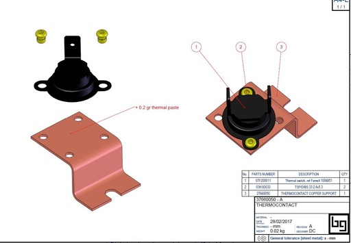 [37660051] KIT THERMOCONTACT 2006 COMPLET