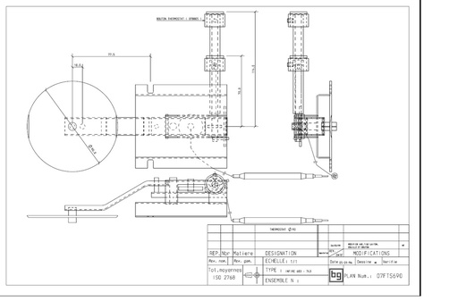 [07FTS690] THERMOSTAT Ø90 TELESCOPIQUE