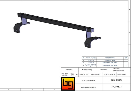 [37DF7673] xKIT PARE BUCHES CONCEPT 790 DF et SF