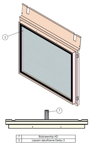 [338790] Hidden Door excl vitre derby L noir (depuis 10-5-2021)