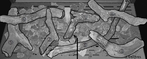 [332262] Jeu de buches bois céramique  derby-T