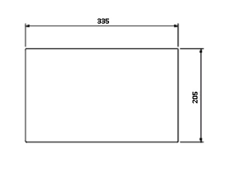 [332456] Béton Céramique déflecteur - bas