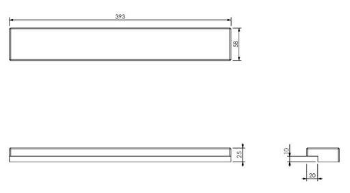 [331852] Béton Céramique plaque de fond Unilux 52
