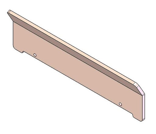 [338898] Arrêt bûches Unilux-3 55 noir livré en standard (depuis 10-5-2021)
