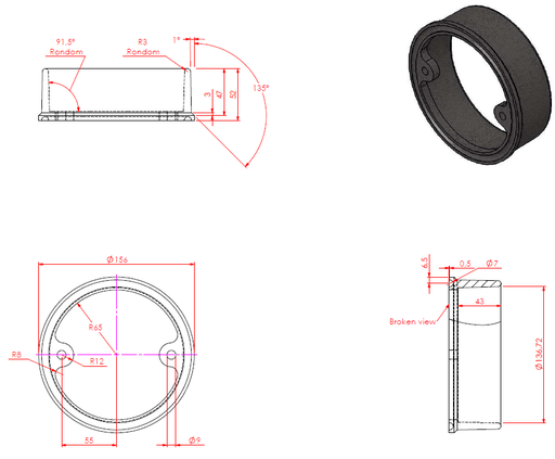 [329105] Buse raccordement  dessus Eco 40/52/55 METAL+ Unilux