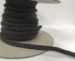 [301608] Corde vitre noire 15x3 Ø 8mm, PAR METRE