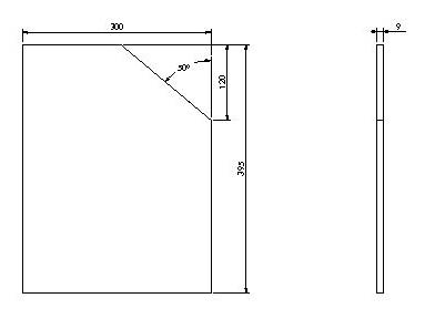[322530] Plaque d'isolation (G/D)Eco 800/810
