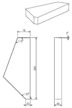 [308277] Brique réfractaire G  Elan 11