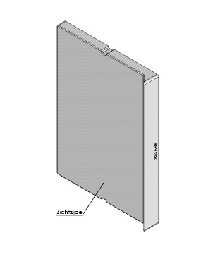 [331669] Béton Céramique panneau latéral En 80/50