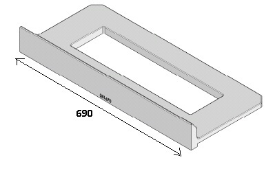 [331670] Béton Céramique plaque de fond En 80/50