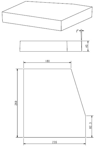 [307947] Brique réfractaire (D) Escamo 100