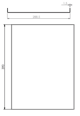 [338965] Lamelle arrière HBM-3 noire (depuis 10-5-2021)