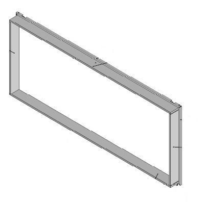 [338779] Cadre Floating frame noir (depuis 10-5-2021) sans vitre