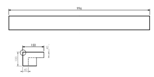 [333552] Rebord en pierre HBS 3/York L