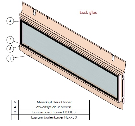 [338787] Hidden Door excl vitre HBXXL noir (depuis 10-5-2021)