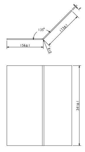 [301493] Vitre Panolux 65 dim. (156+173)x341