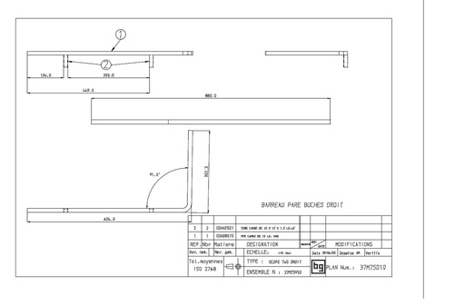 [37M75D10] BARREAU PARE BUCHES SCOPE 745 DROIT