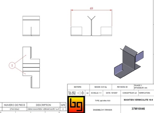 [37M10046] MAINTIEN VERMICULITE 16-9