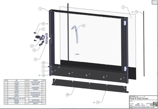 [37J74101] PORTE MONTEE IF EASY 740