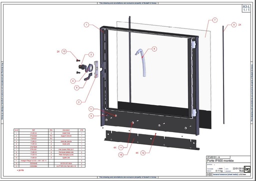 [37J60101] PORTE IF NEO 600