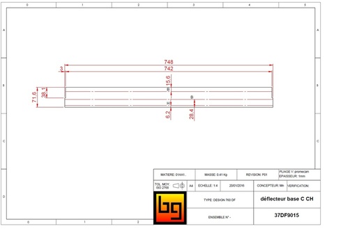 [37DF9015] me DEFLECTEUR BASE C CH CONCEPT 900 DF