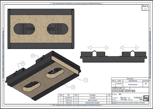 [37DF51163] CHICANE MONTEE CONCEPT 540,540V DF et SF