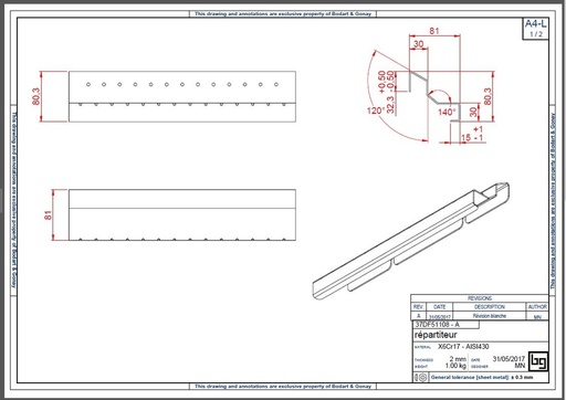 [37DF51108] REPARTITEUR CONCEPT 540,540V DF et SF