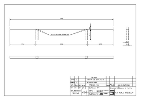[37B78029] BARREAU PARE BUCHE OPTI 780 Lg630