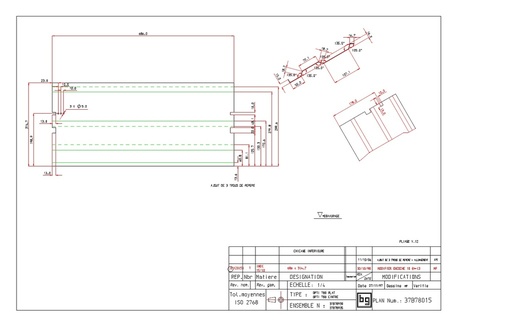 [37B78015] CHICANE INFERIEURE  OPTI 780 686 x 221