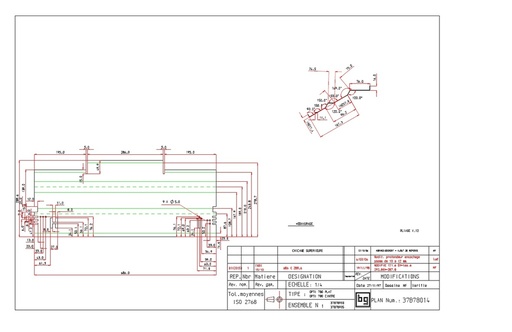 [37B78014] CHICANE SUPERIEURE OPTI 780 686 x 166,6-75