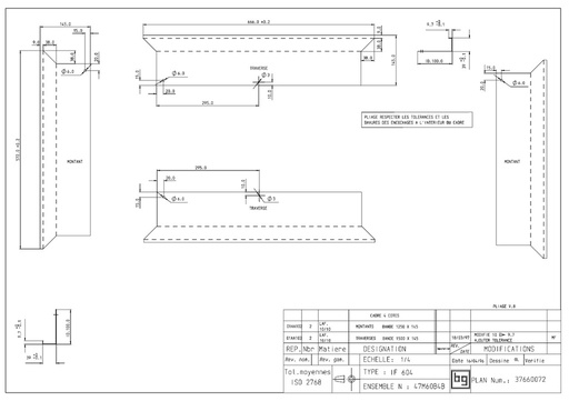 [37660072] °KIT CADRE HABIL. 4 C IF604  96