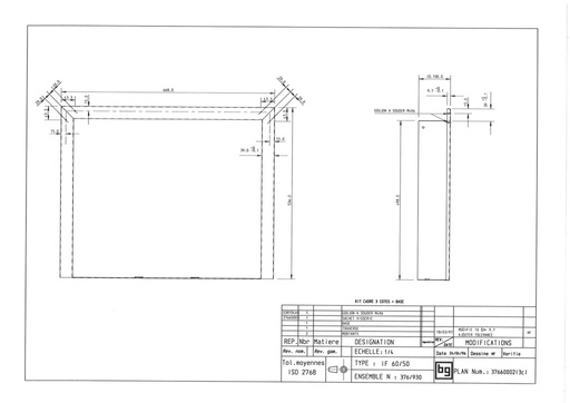 [37660002] °KIT CADRE HABIL. 3 C IF 603 96