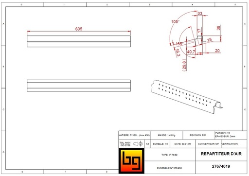 [27674019] REPARTITEUR AIR IF 743 (1996-2006) (605)
