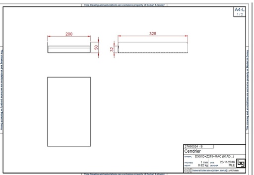[27660024] CENDRIER IF 603           1996