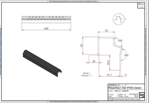 [27660019] REPARTITEUR AIR IF 603 (1996-2006) (485)