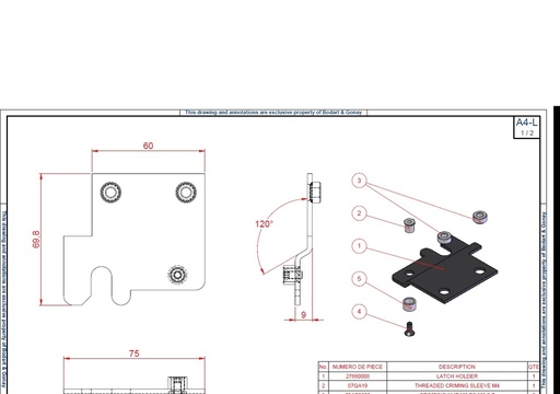 [27660000] ACCROCHE CLENCHE         IF 96
