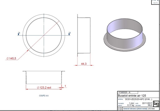 [17J60325] BUSELOT ENTREE AIR