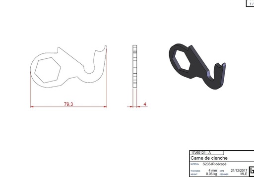 [17J60121P] CLENCHE IF NEO/EASY peinte