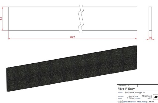 [07NJ095] FILTRE BULPRENS IF EASY 950