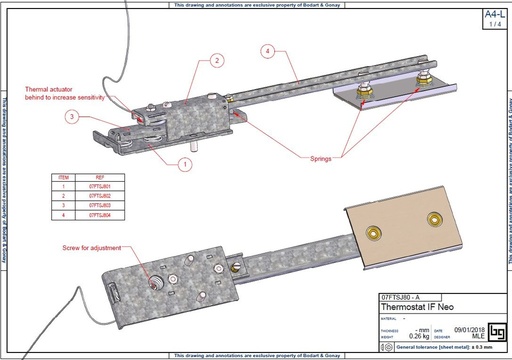 [07FTSJ80] THERMOSTAT IF 603-604 NEO