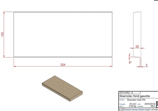 [07CVJ952] SKAMOLEX FOND IF EASY 950
