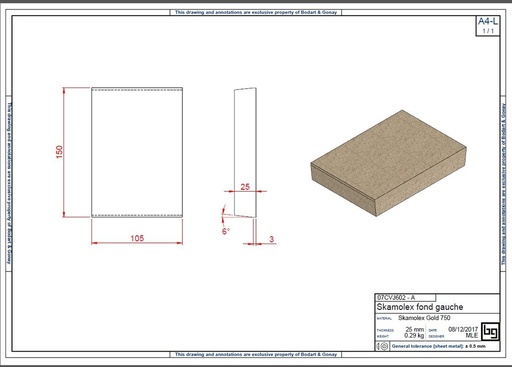[07CVJ602] SKAMOLEX FOND IF NEO 105mm
